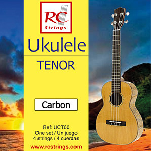 RC Strings SET CORDAS Ukulele UCT60 Tenor Carbon