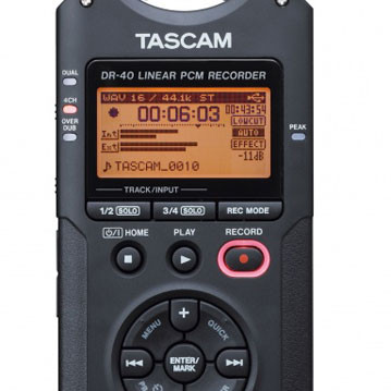 Tascam GRAVADOR PORTATIL DR 40
