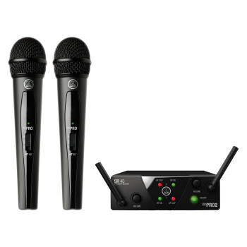AKG SISTEMA MICROFONE MAO DUPLO WMS40 MINI2VOC US25A/C