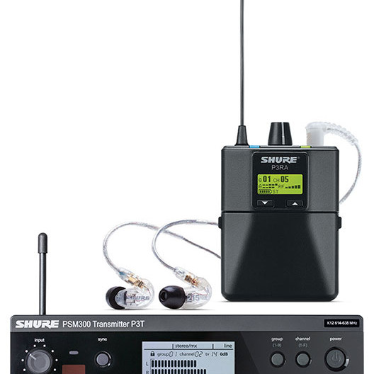 Shure SISTEMA MONIÇÃO P3TRA215CL