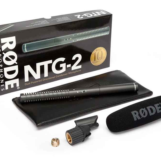 Rode MICROFONE CONDENSADOR SHOTGUN NTG 2