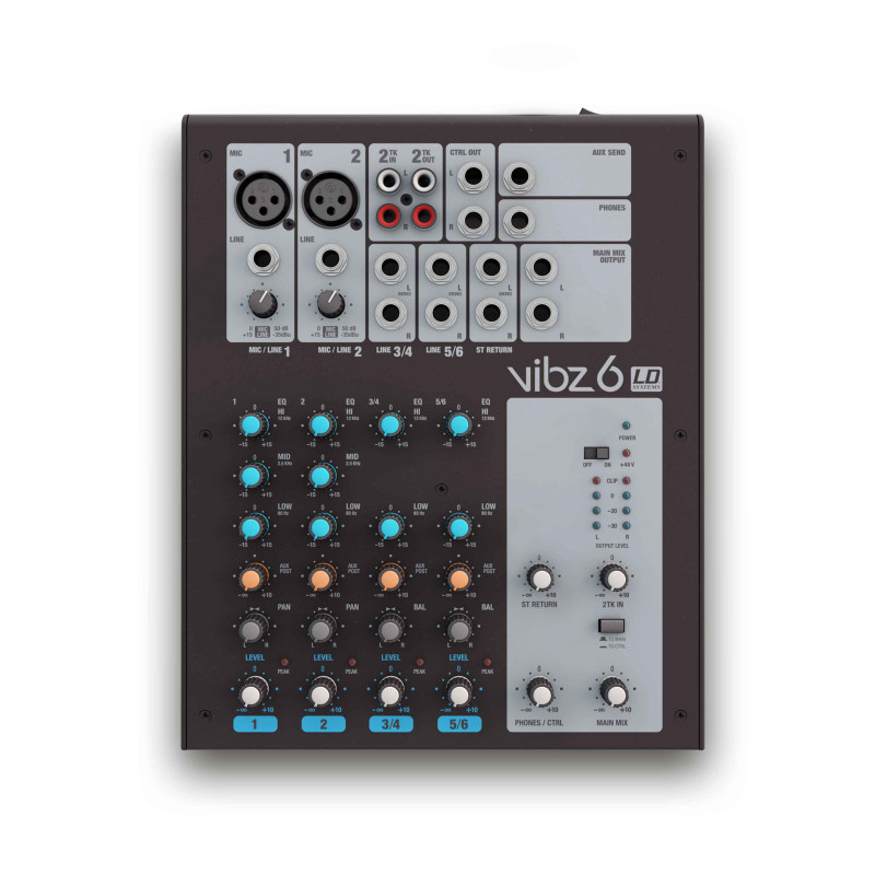 LD Systems MESA MISTURA ANALOGICA VIBZ 6