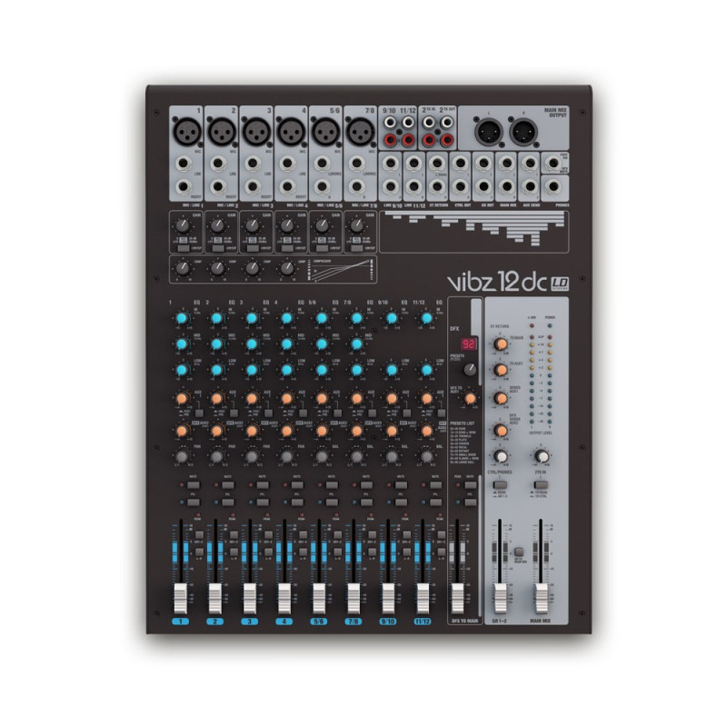 LD Systems MESA MISTURA ANALOGICA VIBZ 12 DC