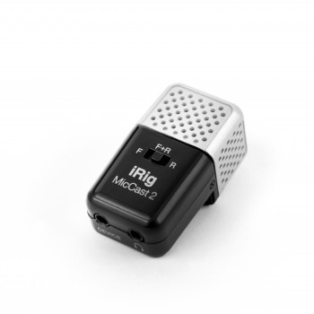 IK MULTIMEDIA MICROFONE CONDENSADOR iRig Mic Cast 2