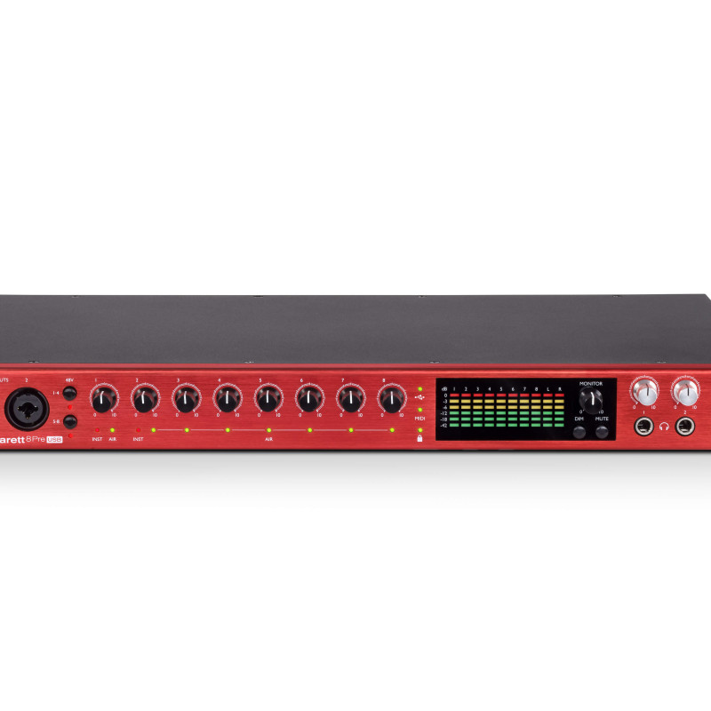 Focusrite INTERFACE USB Clarett+ 8 Pre USB