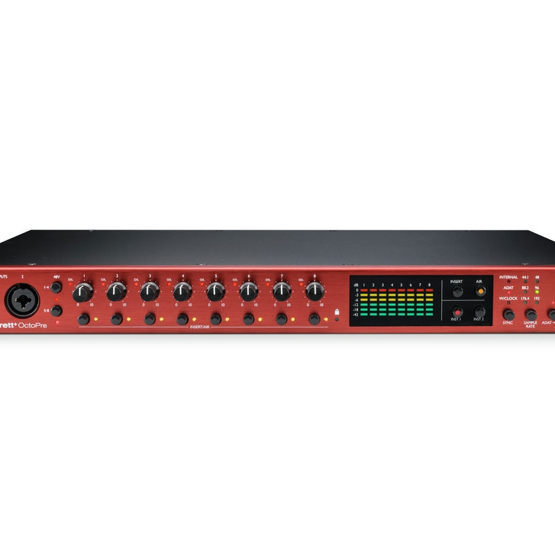 Focusrite PREAMP MICROFONE Clarett+ OctoPre
