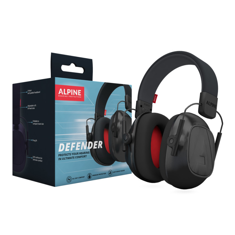 Alpine PROTEÇÃO AUDITIVA Defender Earmuffs