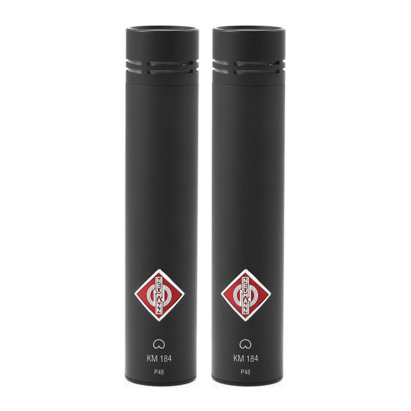 Neumann PAR MICROFONES CONDENSADOR Stereo Set KM 184 Matte Black