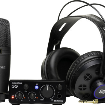 Presonus KIT INTERFACE USB AudioBox GO Creator Bundle Black