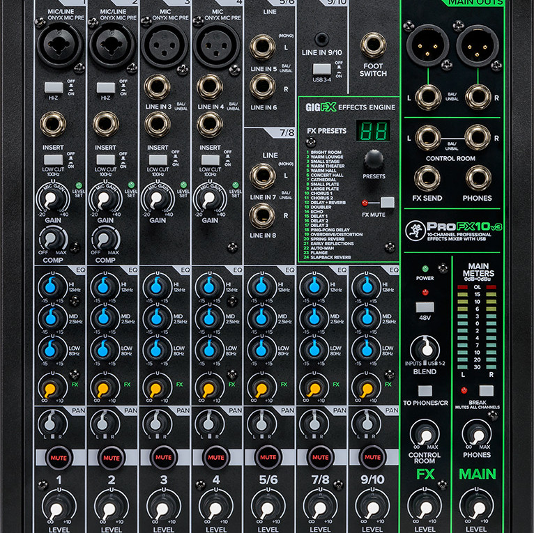 Mackie MESA MISTURA ProFX10v3