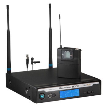 EV Electro Voice SISTEMA MICROFONE LAPELA R300 L/C (516   532 MHz)
