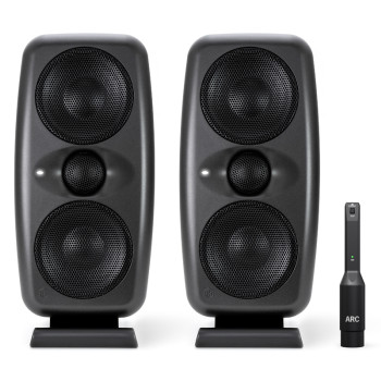 IK MULTIMEDIA PAR MONITORES ESTUDIO iLoud MTM MkII Black c/ Micro Medição