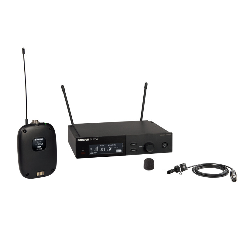 Shure SISTEMA MICROFONE LAPELA SLXD14E/85M H56 (518 562MHz)