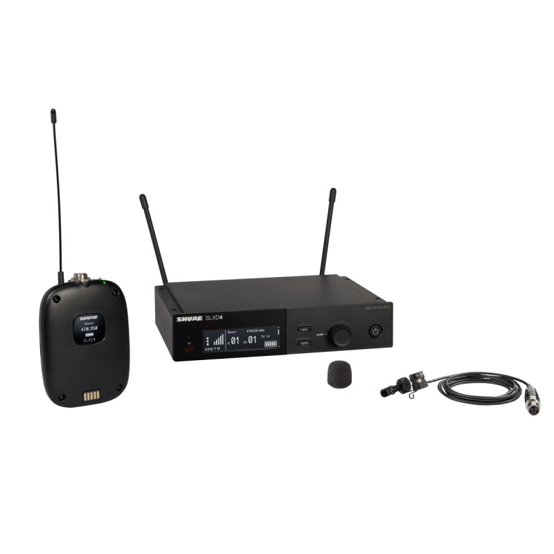 Shure SISTEMA MICROFONE LAPELA SLXD14E/85M G59 (470 514MHz)