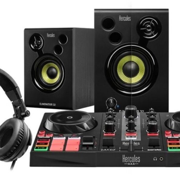 Hercules DJ PACK CONTROLADOR DJ Learning Kit Mk2