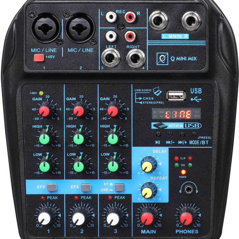 Oqan MESA MISTURA MIXER Q MINI USB MIXER