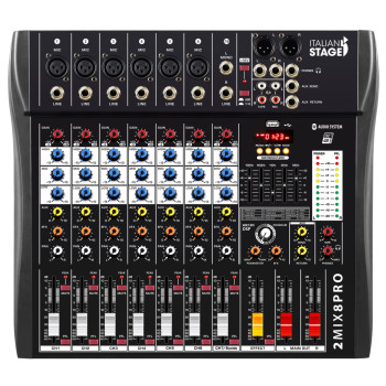 ITALIAN STAGE MESA MISTURA IS 2MIX8PRO