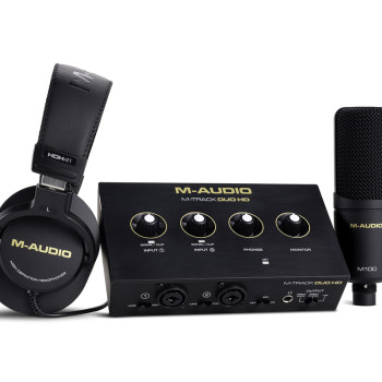 M Audio KIT INTERFACE USB M Track Duo HD Producer Pack