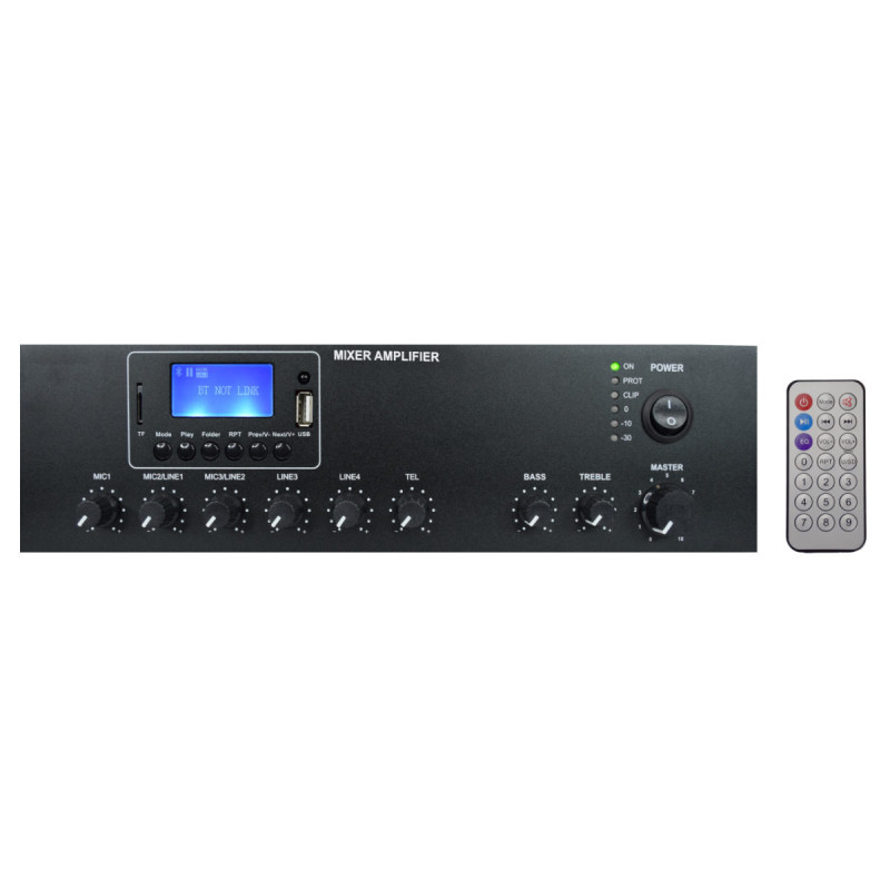 GLEMM AMPLIFICADOR LINHA 100V 120W DAB/FM/USB/MP3