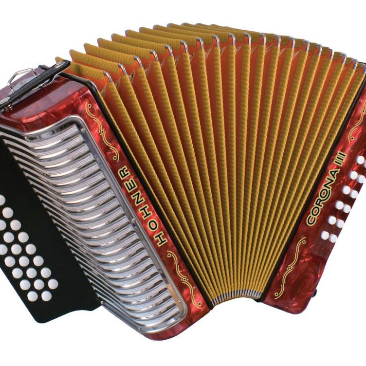 Hohner CONCERTINA CORONA III Red GCF