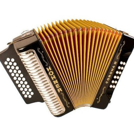 Hohner CONCERTINA CORONA III Black GCF
