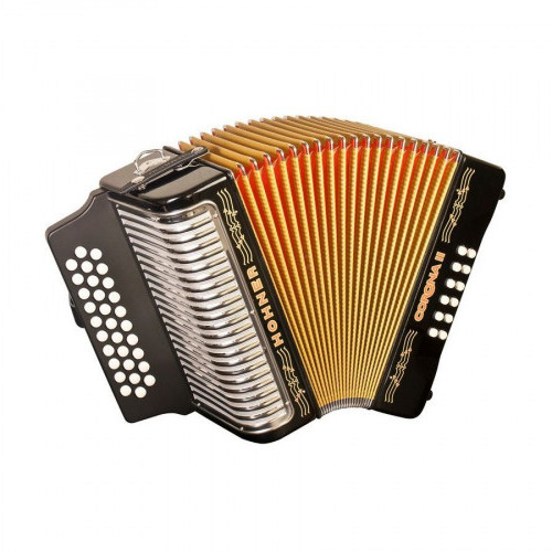 Hohner CONCERTINA CORONA II Black GCF