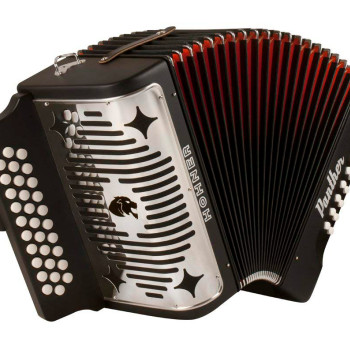 Hohner CONCERTINA Panther II  Black GCF