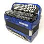 Hohner ACORDEAO 80 BAIXOS Nova II 80A Azul