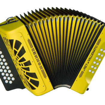 Hohner CONCERTINA El Rey del Vallenato GCF Amarela