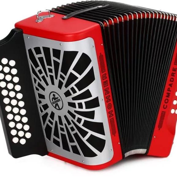 Hohner CONCERTINA Compadre Vermelha FBbEb