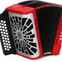 Hohner CONCERTINA Compadre Vermelha FBbEb