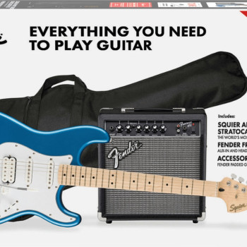 Squier Pack Affinity Stratocaster HSS MN LPB