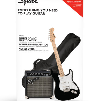Squier Sonic Stratocaster Pack MN BLK