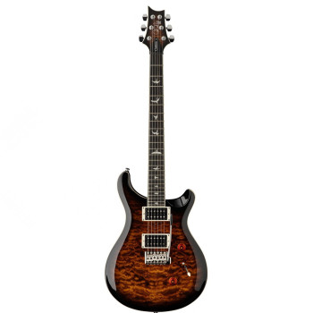 PRS SE Custom 24 Quilt Black Gold Sunburst