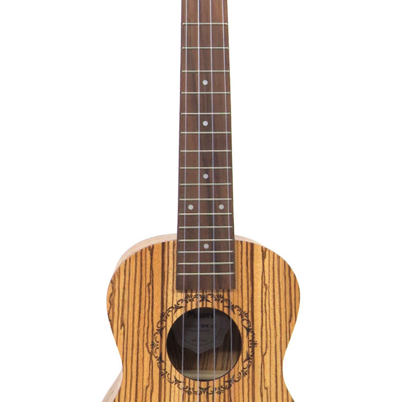 Maori UKULELE Concerto Koa Zebra WK 2C