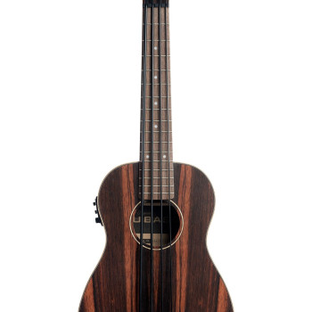 Kala UKELELE BAIXO ELETRIFICADO U Bass Striped Ebony