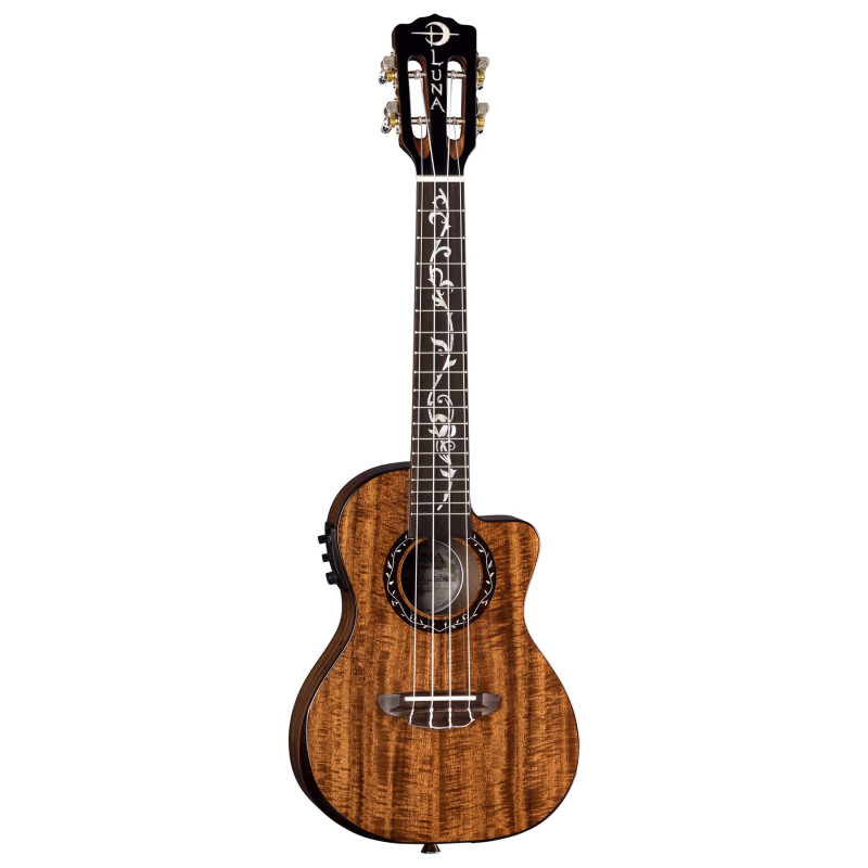 Luna UKULELE ELETRIFICADO CONCERTO Vineyard Koa Bevel C PU