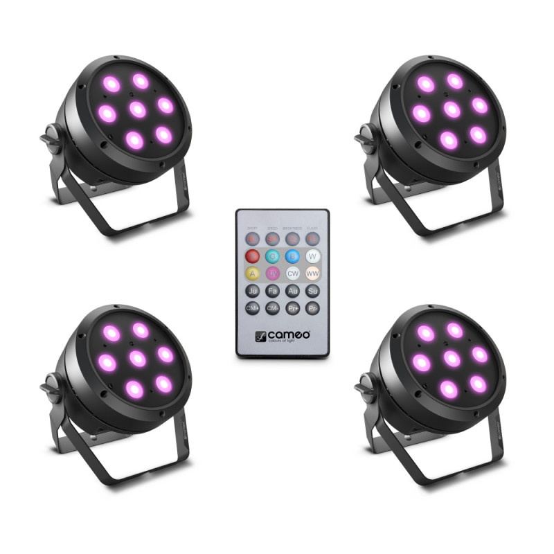 Cameo SET PROJECTORES ROOT PAR 4 SET 1