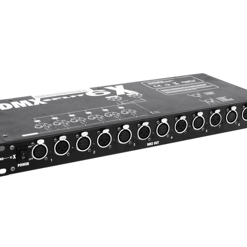 Eurolite SPLITTER DMX Split 6X DMX Splitter