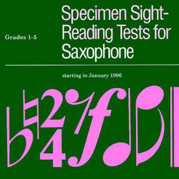 ABRSM LIVRO Specimen Sight Reading Tests for Saxophone   Grades 1 5