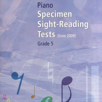 ABRSM LIVRO Piano Specimen Sight Reading Tests   Grade 5