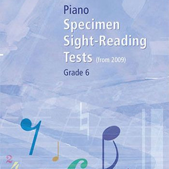 ABRSM LIVRO Piano Specimen Sight Reading Tests   Grade 6