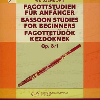 LIVRO Weissenborn Bassoon Studies For Beginners