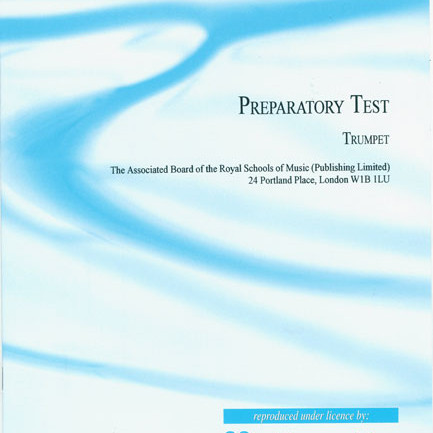 ABRSM LIVRO Preparatory Test Trumpet