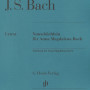 Bach LIVRO NOTEBOOK FOR ANNA MAGDALENA BACH