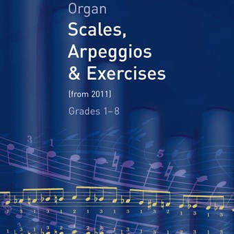 ABRSM LIVRO Scales, Arpeggios and Exercises for Organ: 2011 Grades 1 8