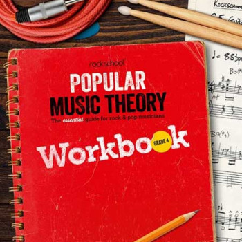 Rockschool LIVRO Popular Music Theory Workbook (Grade 4)