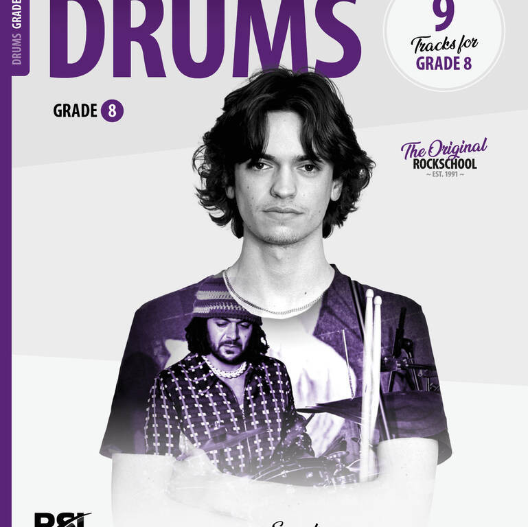 Rockschool LIVRO Drums Grade 8 2024