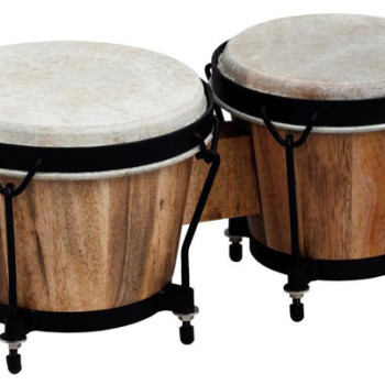Club Salsa Bongos Natural Wood