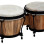 Club Salsa Bongos Natural Wood